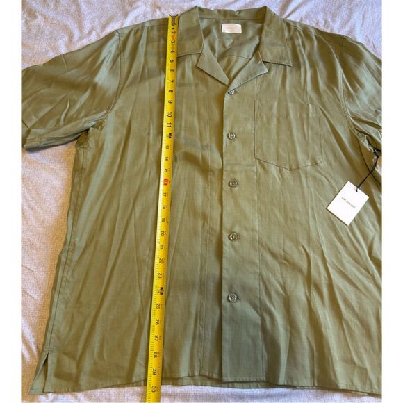 Aime Leon Dore Size 2XL Men Green Short Sleeve Button Up New NWT - Picture 2 of 6